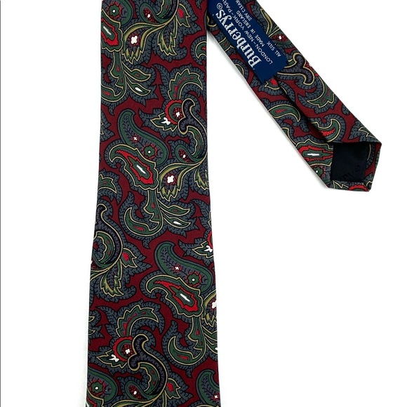 Burberry’s London men’s all silk neck tie. - Picture 2 of 4